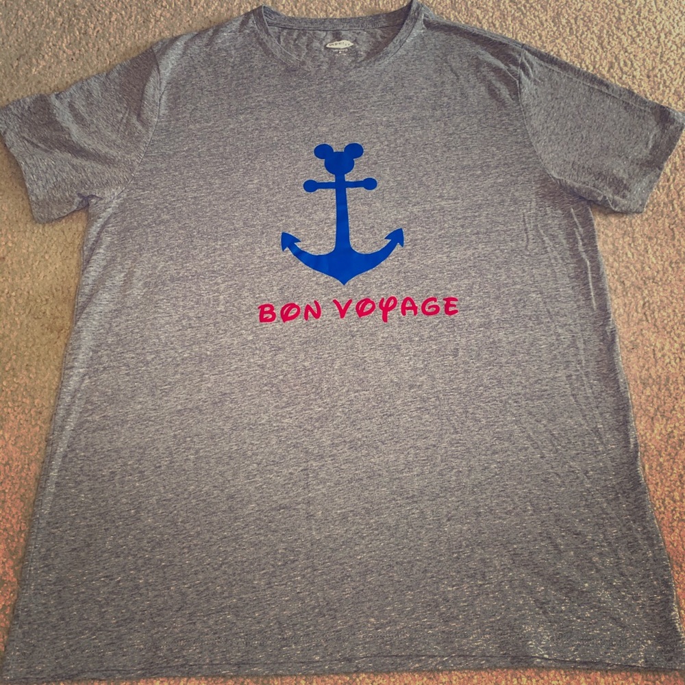 Men’s Disney Cruise Bon Voyage Tee XL